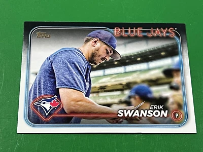 2024 Topps Update US312 Golden Mirror Image Variation Erik Swanson SP - Image 1 of 2