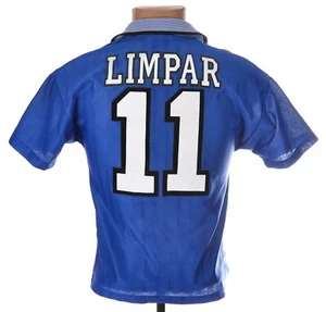 EVERTON 1995/1997 HOME FOOTBALL SHIRT JERSEY UMBRO L BOYS #11 LIMPAR - Picture 1 of 8