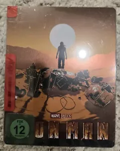 IRON MAN 4K UHD Blu-ray MONDO STEELBOOK RARE LIMITED New Sealed Marvel EU Import - Picture 1 of 4