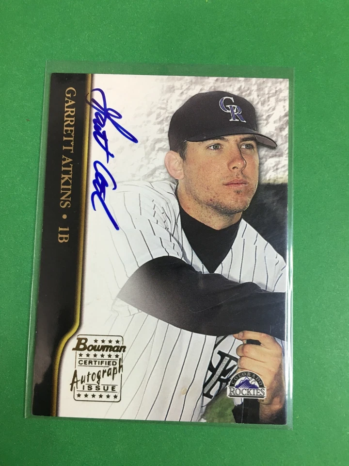 F147,308  2002 Bowman Autographs #BAGA Garrett Atkins ROCKIES - Image 1 of 1