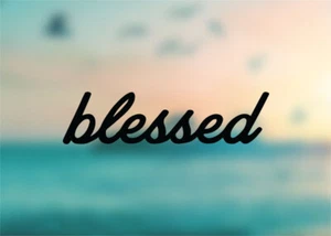 Blessed Christian - Vinyl Decal Outdoor Weatherproof - Picture 1 of 2
