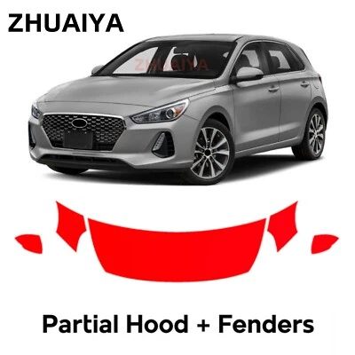 Hood Precut PPF Paint Protection Film For Hyundai Elantra GT 2018-2020 - Image 1 of 4