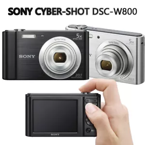 Sony Cyber-shot DSC-W800 Compact Digital Camera 20.1MP 5x Optical Zoom - Picture 1 of 10