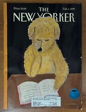 The New Yorker Full Magazine February 1 1999 Dog Read Books by Maira Kalman