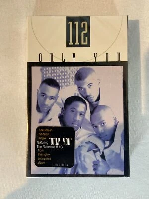 112 Only You Featuring Notorious BIG CASSETTE SINGLE RAP HIP HOP Arista 1996 - Image 1 of 4