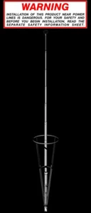 SIRIO NEW VECTOR 4000 ANTENNA 3/4 onda coaxial J-pole 27-28,5 mhz - Photo 1/1