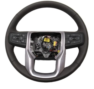 Sterring Wheel Heather Pre-Crash Dark Atmosphere 2019 GMC Sierra 1500 Yukon - Picture 1 of 10