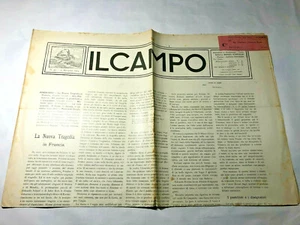 Il Campo n.30 1905 La Nuava Tragedia in Francia rivista Letteraria rara d'epoca - Picture 1 of 1