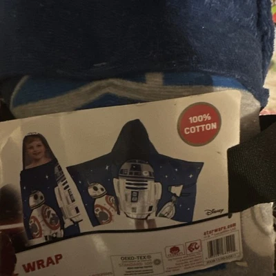 星球大战连帽毛巾/WRAP NWT — 第 1/4 张图片