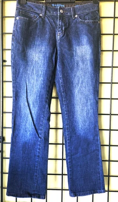 Pantalones de mezclilla para mujer Simply Vera Wang estilo recto azules talla 2 Foto 1 de 4