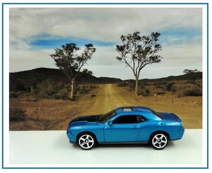 DODGE CHALLENGER MATCHBOX #09295 BLUE COFFEE CRUISERS V DIECAST SCALE 1/67 - Picture 1 of 23