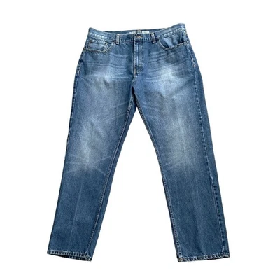 Pantalones de mezclilla ROUTE 66 para hombre talla 38 ajuste deportivo 100 % algodón azul entrepierna de 30,5" Foto 1 de 4