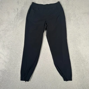 Lululemon Damenhose 10 schwarz angepasster Zustand Jogginghose Reißverschluss Knöchel Fitness Laufen 28" - Bild 1 von 9