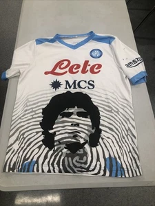 CAMISETA FUTBOL NAPOLI X DIEGO MARADONA EDICIÓN ESPECIAL MANCHAS - Imagen 1 de 11