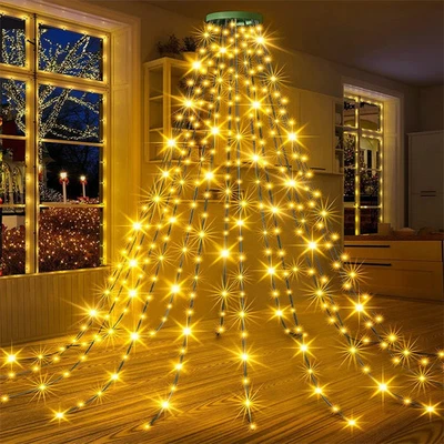 Christmas Tree String Lights with green Ring USB charge Christmas Light Lamp - Image 1 of 4