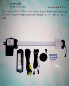 450917/601438 Motor Kits Power Recliners Lift Chairs Actuator Replacement Mod... - Picture 1 of 4