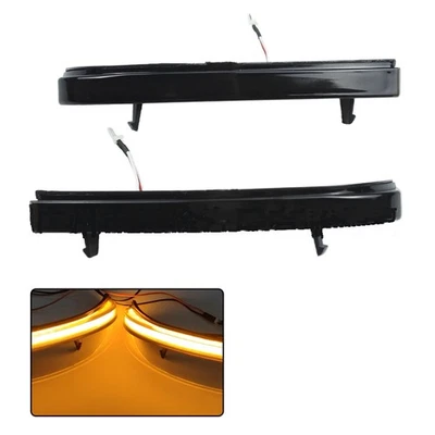 Par de luces de giro del espejo retrovisor lateral para Lada Priora 2008-2018  Foto 1 de 3