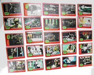 Lot of 25 Star Wars Trading Cards 1977 Red Border Low Numbers Used Good - Picture 1 of 2