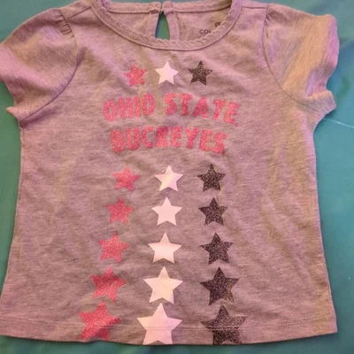 Ohio State Buckeyes Shirt Girls Size 2 Toddler NWT - Image 1 of 4