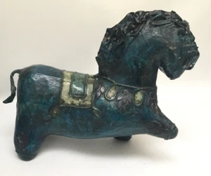 Vintage Londi Bitossi Style Paper Mache Horse Sculpture MCM Signed Help??? - Picture 1 of 5