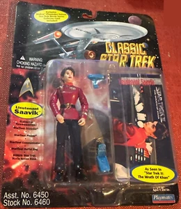 Classic Star Trek Action Figure Lt. SAAVIK Playmates 1995 Mint on Card - Picture 1 of 2