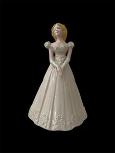 Vintage Braut Porzellan Keramik seltene Figur Hochzeitstag - Bild 1 von 6