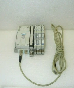 FESTO MPA-CPI-VI VALVE TERMINAL INTERFACE WITH FOUR FESTO 533347 SOLENOID VALVES - Picture 1 of 3