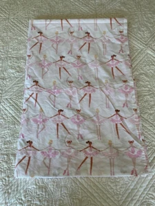POTTERY BARN BALLERINA TWIN FLAT SHEET #173 - Picture 1 of 8