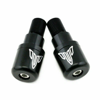 For YAMAHA MT-125 MT-07/09/10 FZ-07/09/10 XSR700/900 XJ6/FZR600 CNC Bar End Caps - Image 1 of 4