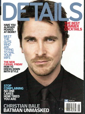 DETAILS Magazine June/July 2008 Christian Bale Josh Groban Rooney Lake Bell - Image 1 of 4