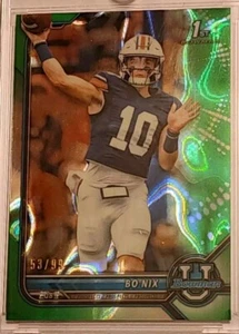 ⏫️📈💎 BO NIX GREEN LAVA REFRACTOR 2021 BOWMAN CHROME 1ST ROOKIE /99 MINT+ ROY - Picture 1 of 16