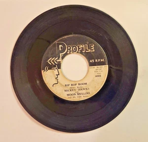 Mickey Hawks Moon Mullins Bip Bop Boom 7" Vinyl 1958 Profile 4002 DUSTIES - Imagen 1 de 2