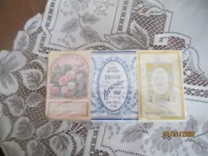 Crabtree & Evelyn 3 Piece Soap Set, Rose, Lavender & Jasmin, 3.5 oz. each - Picture 1 of 2