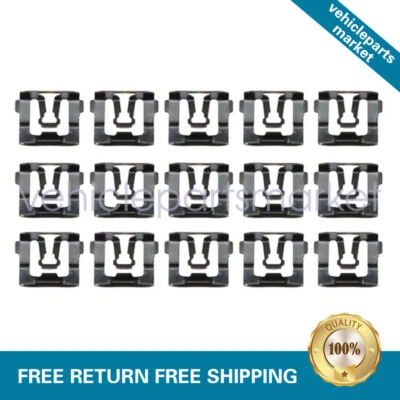 30Pcs Fits For Jeep Cherokee 1990 Black Reveal Trim Molding Clips USA - Image 1 of 4