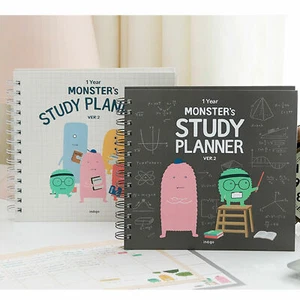 Monster Study Planner for 1 Year (Ver 2) Monthly Weekly Daily Academic Planner - Picture 1 of 8