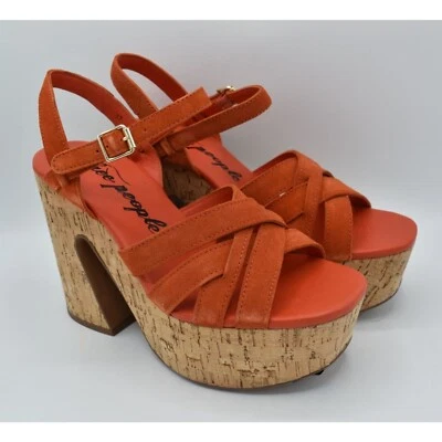 Sandalias de plataforma Free People para mujer talla EU 37,5 US 7,5 Lisbon Sunstar Mary Jane Foto 1 de 4