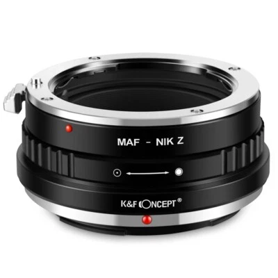K&F Concept Adapter for Minolta AF MAF Mount Lens to Nikon Z Camera Z6 Z7 - Image 1 of 4