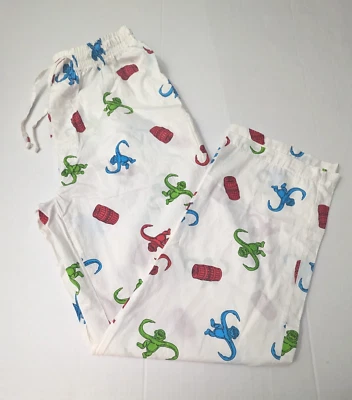 Hasbo Barrel of Monkeys 男式睡衣休闲裤复古 2001 M 码(32-34)全新无标签 — 第 1/4 张图片