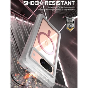 Poetic Guardian MagPro Case for Google Pixel 8 Built-in-Screen Protector Pink - Picture 1 of 6