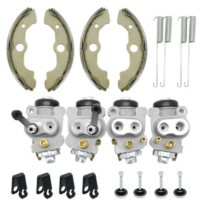 Front Brake Wheel Cylinders & Shoes Pin Kit for Honda Foreman 450 TRX450 1998-04 - Image 1 of 4