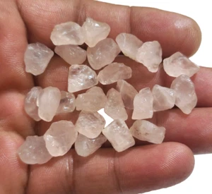 Maravilloso Lote A+ 25 Piezas Cuarzo Rosa Crudo Tamaño 10-12 MM Piedras Preciosas Sueltas Para Joyería - Imagen 1 de 6