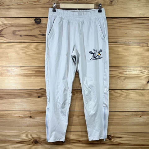 Notre Dame Lacrosse Under Armour Pants Medium Squad Warm-Up Pant Gray B119 Cover