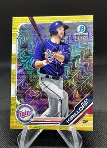 Alex Kirilloff GOLD MOJO Refractor #14/50 ROOKIE 🔥🔥🔥  Bowman Chrome MEGA BOX - Picture 1 of 4