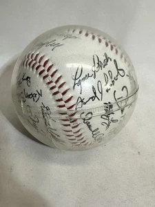 Vtg 1987 DETROIT TIGERS Facsimile Autograph Baseball East Div Champs 26 Names - Picture 1 of 5