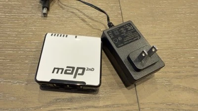 Mikrotik RBmAP2nD RouterBOARD 802.11b/g/n Access Point 2.4GHz Integrated Antenna - Image 1 of 4