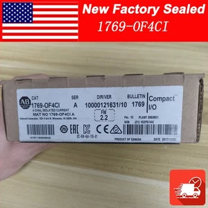 New Factory Sealed AB 1769-OF4CI CompactLogix 4 Pt A/O Current Module 1769OF4CI - Picture 1 of 7