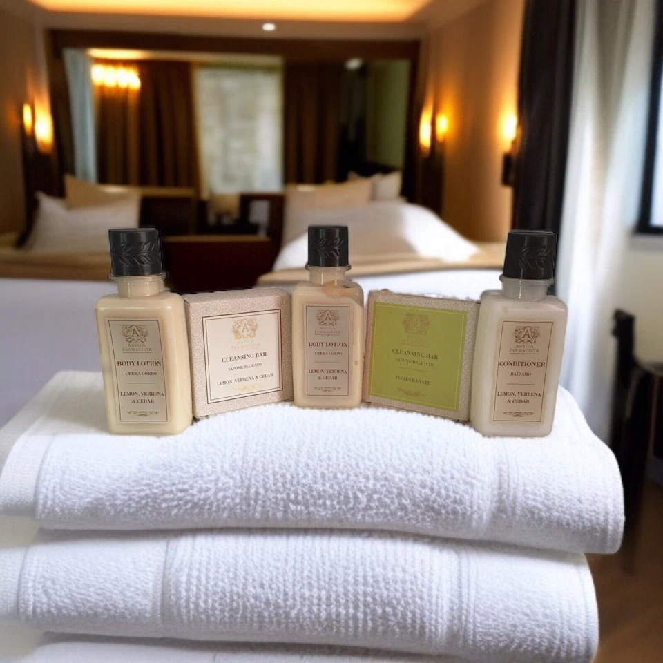 Antica Farmacista Lemon, Verbena and Cedar Scented 5PC Travel Size Toiletries - Image 1 of 4