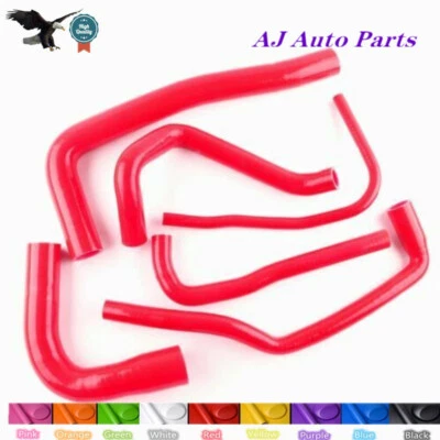 Manguera de radiador refrigerante de silicona roja Fit 1991-98 SAAB 9000 B204 B234 2.0 2.3 AERO  Foto 1 de 4
