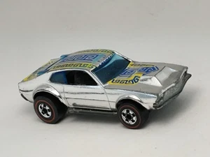 Vintage 1969 Hot Wheels Redline MIGHTY MAVERICK Super Chrome Flying Colors - Picture 1 of 9