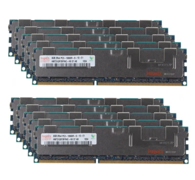 LOT Hynix 8 GB/16/32/80GB PC3-10600R DDR3 1333MHz Reg 2rx4 ECC Server Memory RAM - Image 1 of 4